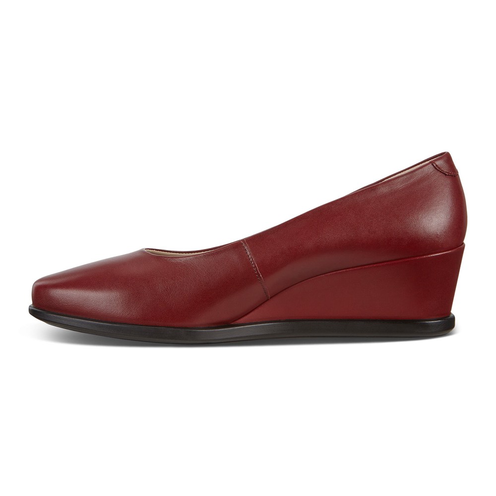 Loafers Mujer - ECCO Shape 45 Wedge - Vino - UGK587423